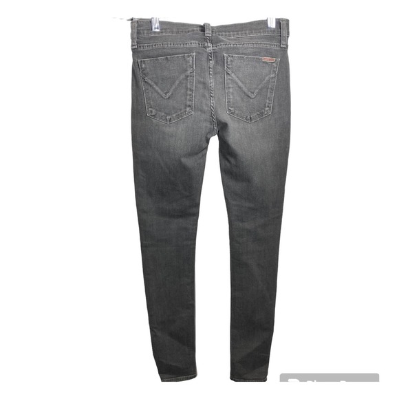 Hudson Krista Super Skinny Denim Jeans Ana Gray Size 26 - Picture 3 of 11